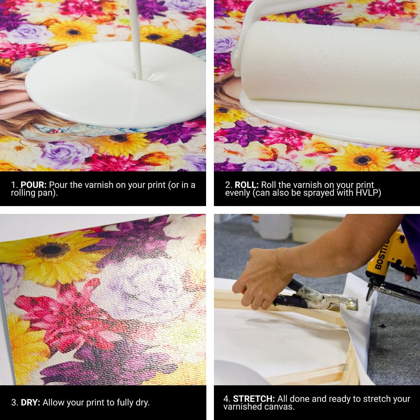 Breathing Color Timeless Archival Print Varnish - 1 Pint, Matte Finish, Premium Canvas Coating, Water Based UV Protection, No Glare Finish, 100+ Years Certified Archival