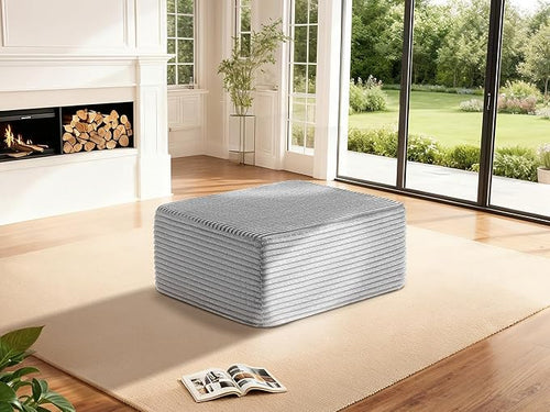 37" Cloud Sectional Couch Ottoman by VYUXWO