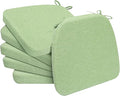 AAAAAcessories D-Shaped Chair Cushions, Machine-Washable Cover, Pear Green by AAAAAcessories