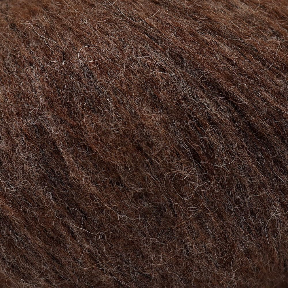 Pullu - Baby Alpaca Merino Wool Yarn Set of 3 Skeins (150 Grams) Worsted Weight - Sourced Directly from Peru - Heavenly Soft and Perfect for Knitting and Crocheting (Mocha)