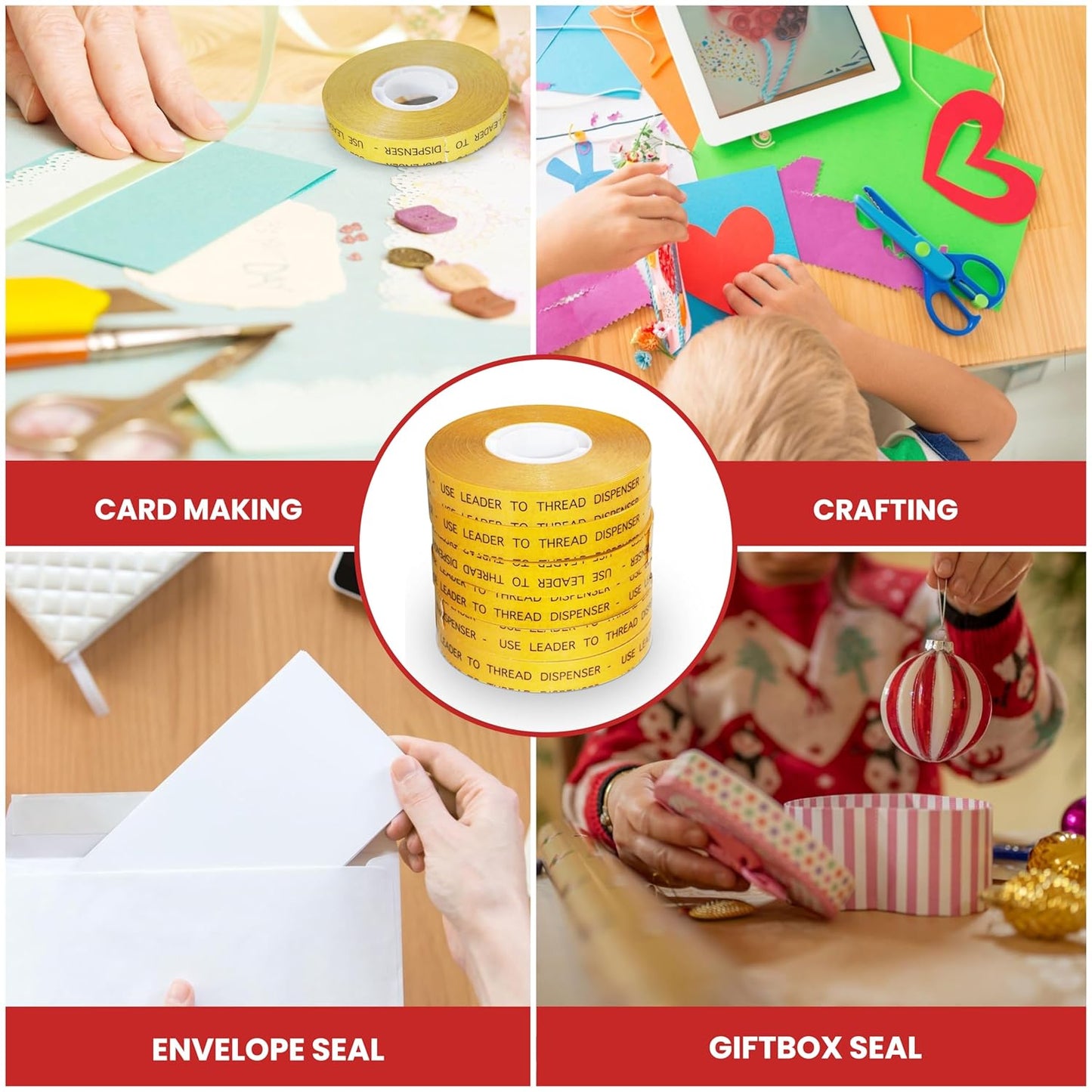 GGR Supplies T.R.U. ATG-7502 ATG Tape (Acid Free Adhesive Transfer Tape): 3/4 in. Wide x 36 yds. (Pack of 12)