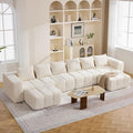 160" Boneless U-Shaped Sofa Couch by CACFTII
