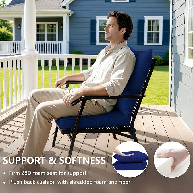 19x19 Inch Patio Chair Cushion - Image 4