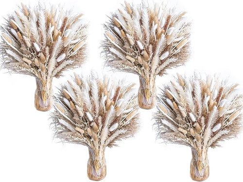 440PCS Natural Pampas Grass Mix Bouquet | Dried Pampas Bouquet by Naturalpampa