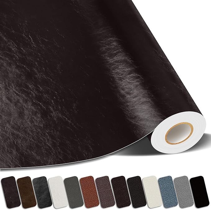 Leather Repair Patches, 17X158 Inch Self-Adhesive Leather Repair Tape, Stretch by GiveYourFurnitureaNewLife