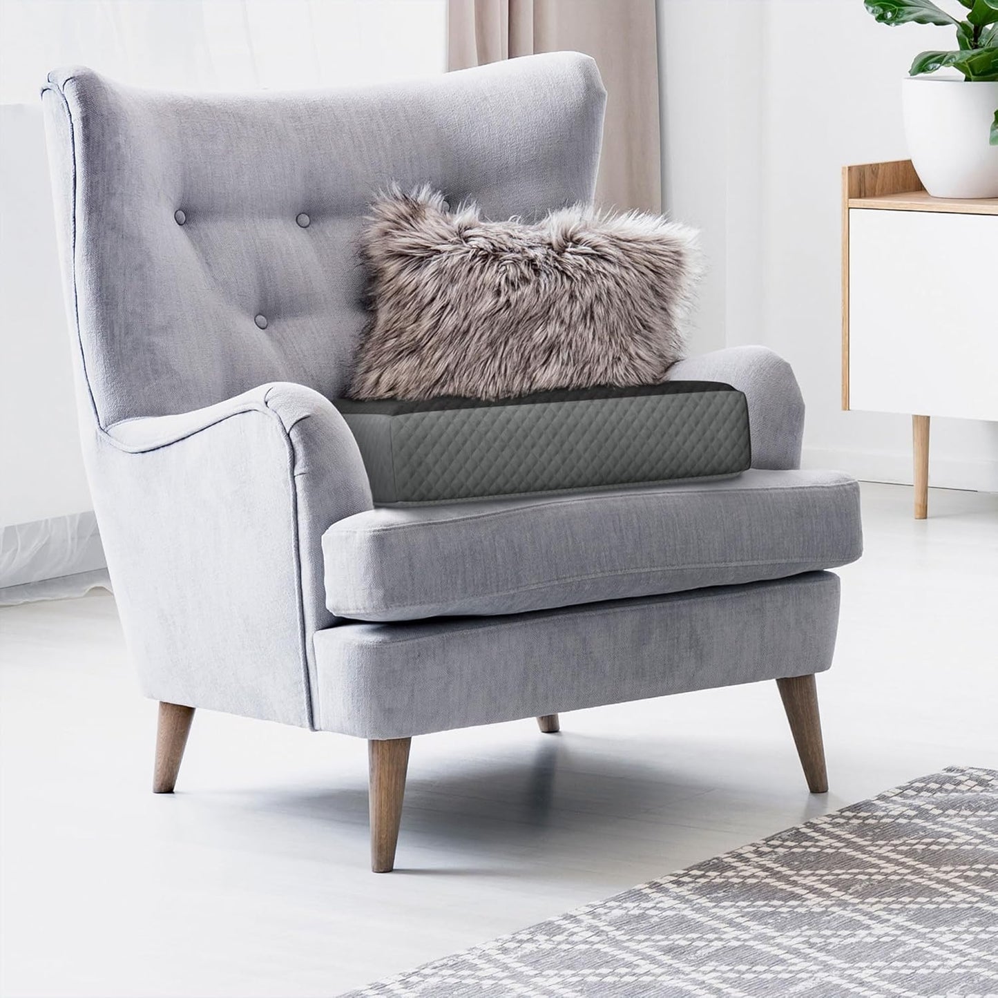 Kolbs Extra Large Recliner Cushion | Chic 2 Tone Velvet Cover (Seat Only)