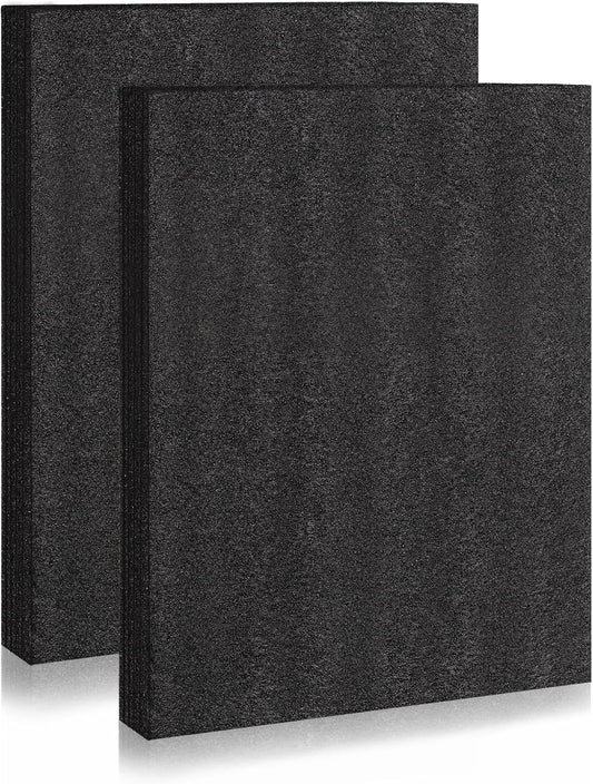 Black Customizable Polyethylene Foam Sheets, 2PACK 12 x 16 x 1.5INCH Thick Padding for Cases & Crafts