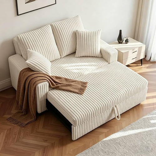 3 in 1 Convertible Sofa Bed，52.8" Pull Out Couch by Unknown