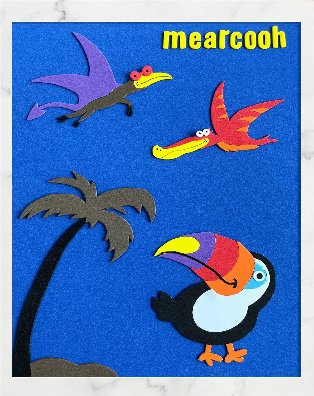 MEARCOOH Foam Sheets Crafts 9x12 Inch 10 Colors 2mm Eva Color Craft Foam Paper for Crafts Project Preschoolers Classroom Scrapbooking DIY Cosplay(10 Sheets)