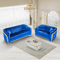 DAMAIFROM Mid Century Modern Chesterfield Sofa Couch, 5 Seat Tufted Sofas by DAMAIFROMFURNITURE