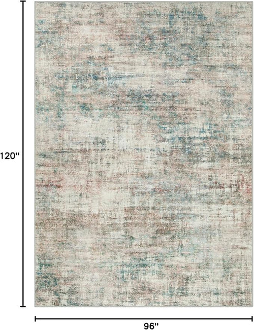 8x10 Area Rugs Washable Rug: Large Modern Abstract Living Room Rug Soft - Image 2
