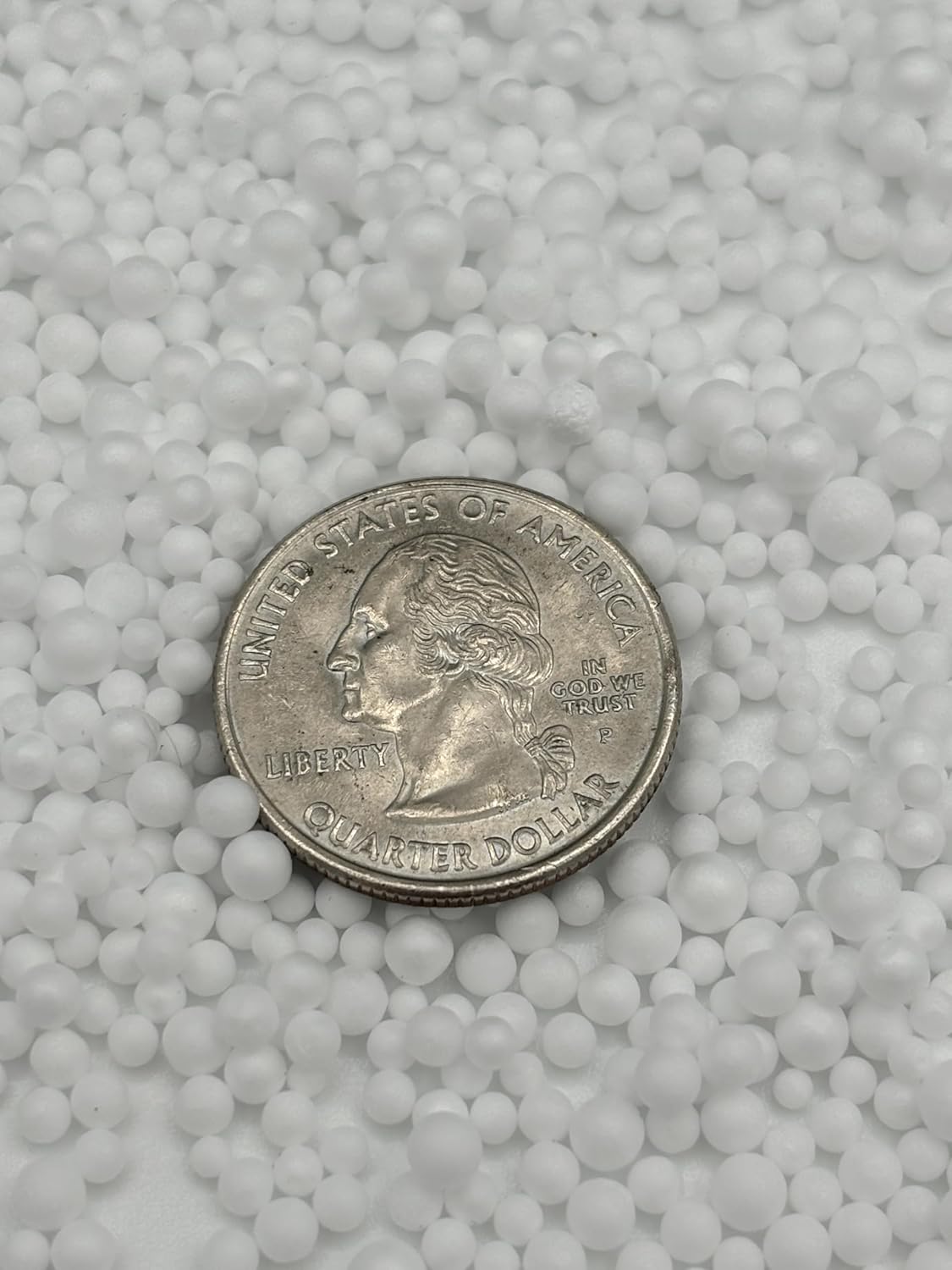White Polystyrene Foam Beads (2-3mm) – 100,000 Pieces, 5000ML – Mini Foam Balls for Crafts, DIY Slime, Vase Fillers, Party Decorations & Sensory Projects (Pack of 2)