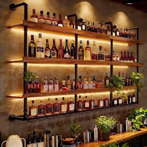 31.4in Wall Mounted Wine Rack by flowercart
