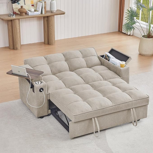 65" Cloud Couch Sleeper Sofa Bed by hansones