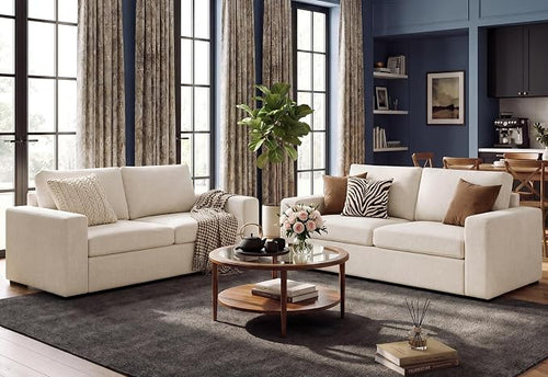 ABCASA 85'' Modern Couches for Living Room, 2 Seats Comfy Sofa by ABCASA