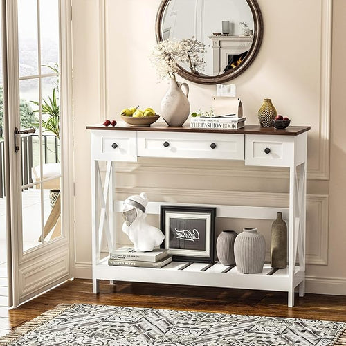 39.4" Farmhouse Console Table - Image 2