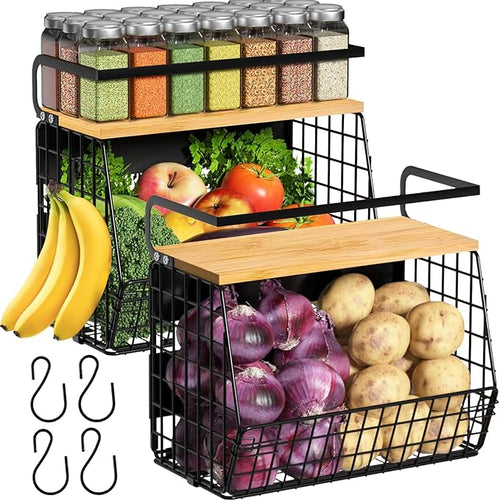 2 Set Magnetic Shelf for Refrigerator by Ofiray-home