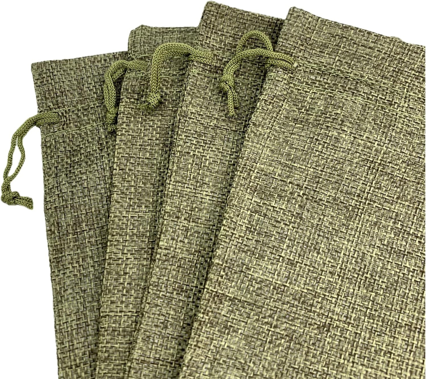 Palmhomee Pack of 20 Burlap Gift Bags with Drawstring Linen Jewelry Pouches Wedding Hessian Jute Bags for Birthday Jewelry and Treat Pouches Party Wedding Favors Gift (5x7 Inch, Mixed Colors)