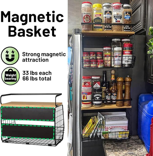 2 Set Magnetic Shelf for Refrigerator - Image 2