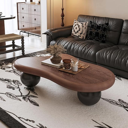 40" Cloud Coffee Table for Living Room Irregular Coffee Table Modern Low Coffee by LvingRoomFurniture