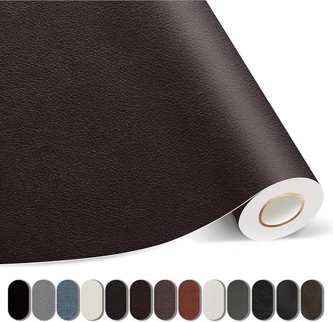 Kangshoon Leather Repair Patches, 17X395 Inch Self-Adhesive Leather Repair Tape by GiveYourFurnitureaNewLife