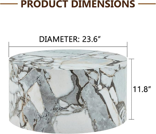 23.6'' Modern Round Coffee Table - Image 2