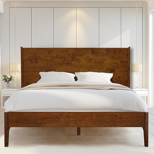 Acacia Haven King Size Bed Frame and Headboard, King Size Platform Bed Frame by AACACIAFURNITURE
