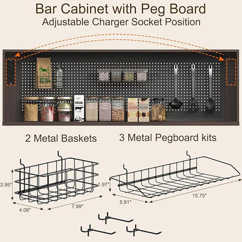 71" Pantry Cabinet, Kitchen Hutch Storage - Image 2