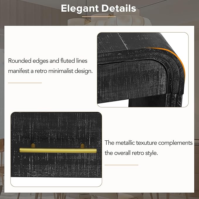 Harper & Bright Designs TREXM Unique Retro Silhouette Console Table - Image 6