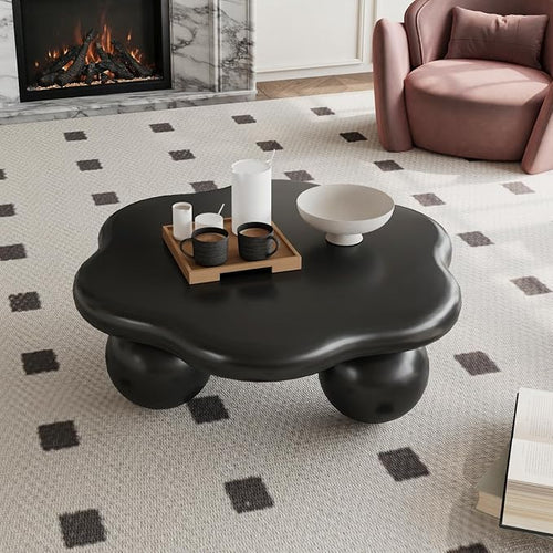 35.03" Cloud Coffee Table for Living Room Unique Coffee Table Modern Low Coffee by LvingRoomFurniture