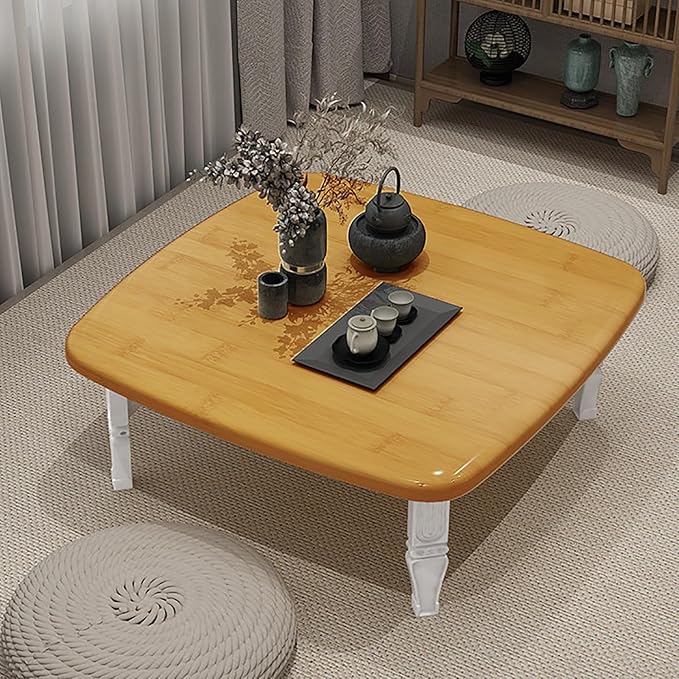 JHDXL Folding Japanese Floor Table，Folding Floor Coffee Table, Vintage Portable by Unknown