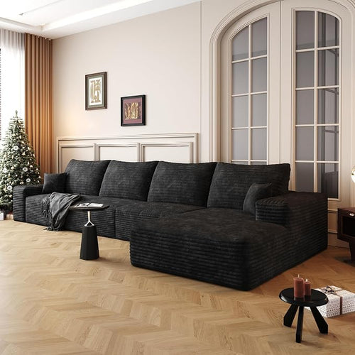 136" Sectional Couches for Living Room Cloud Couch Sofa by AWarmHomeForYou