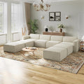 Novilla 151.2" Modular Sectional Sofa, No Assembly Cloud Sectional Couch by Novilla