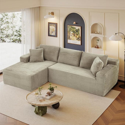 96" Sectional Couches for Living Room Cloud Couch Sofa by AWarmHomeForYou