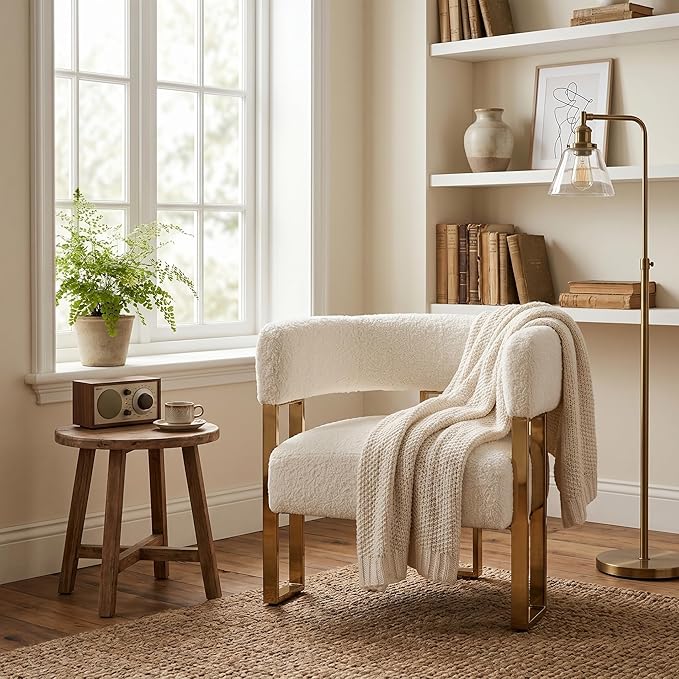 Barrel Accent Chair, Modern Side Chair - Image 3