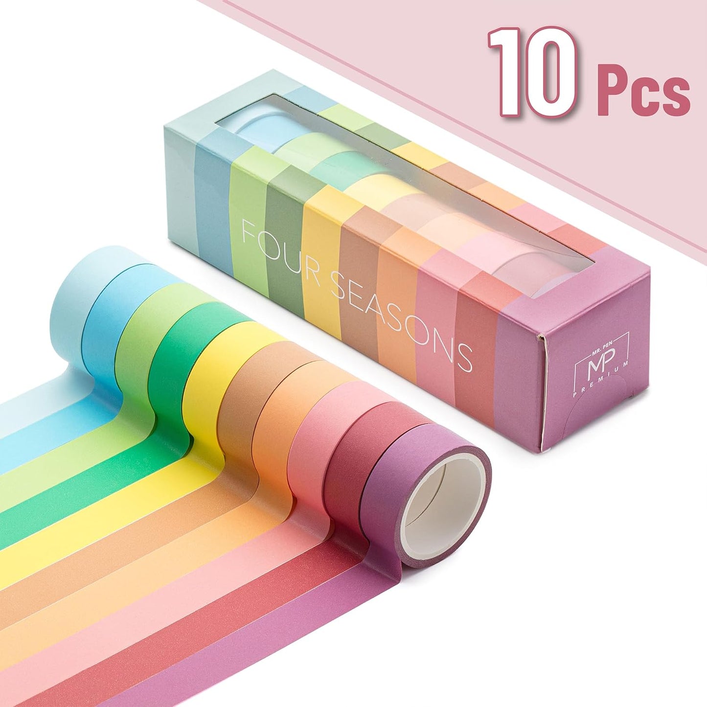 Mr. Pen- Washi Tape Set, 10 Pack, Decorative Tape, Washi Tapes, Colored Tape, Scrapbook Tape, Halloween Supplies