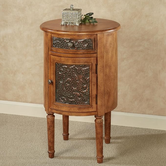 Lombardy Storage Accent Table | Traditional Style Vintage Furniture - Image 2