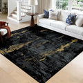 RELEANY Washable Area Rugs Square 8ft Non-Slip Modern Abstract Soft by RELEANY
