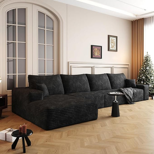 136" Sectional Couches for Living Room Cloud Couch Sofa by AWarmHomeForYou