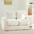 MAXYOYO Extra Wide Kids Bean Bag Chair, Comfy Faux Fur Bean Bag Sofa by MAXYOYO
