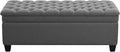 WUTUTUEE 51" Fabric Storage Ottoman Bench, Upholstered Rectangle End of Bed by WUTUTUEE