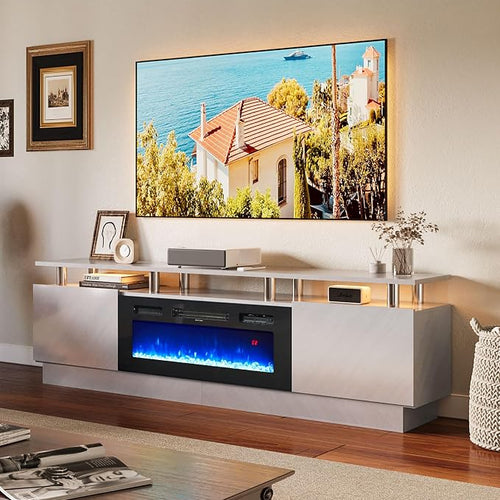 80" TV Stand & Entertainment Center, Media Console by Unknown