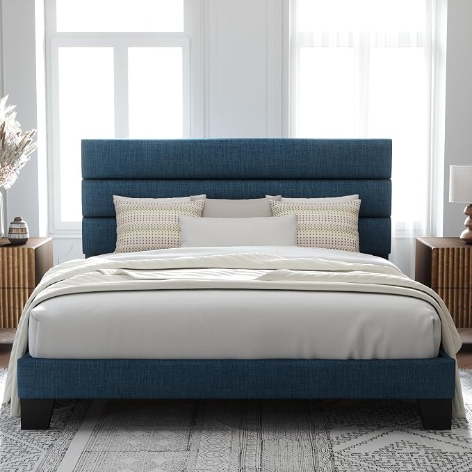 Allewie King Size Platform Bed Frame by Allewie