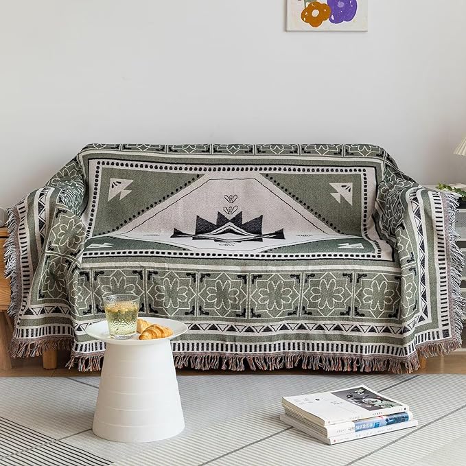 VClife Boho Sofa Cover Large Couch Cover by VCLIFE