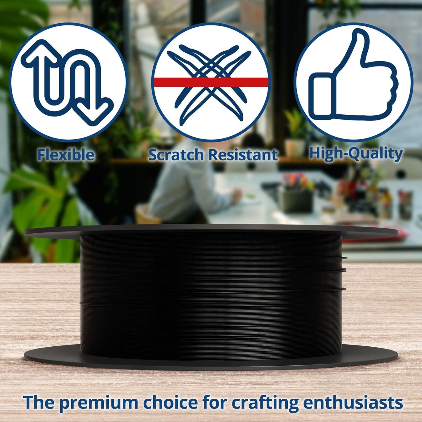 Soft Flex 49 Strand Beading Wire - Medium 0.19 Diameter - 100 Feet Nylon Design Wire