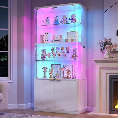 71" Tall RGB Display Cabinet by CraftYourIdealHomeLife