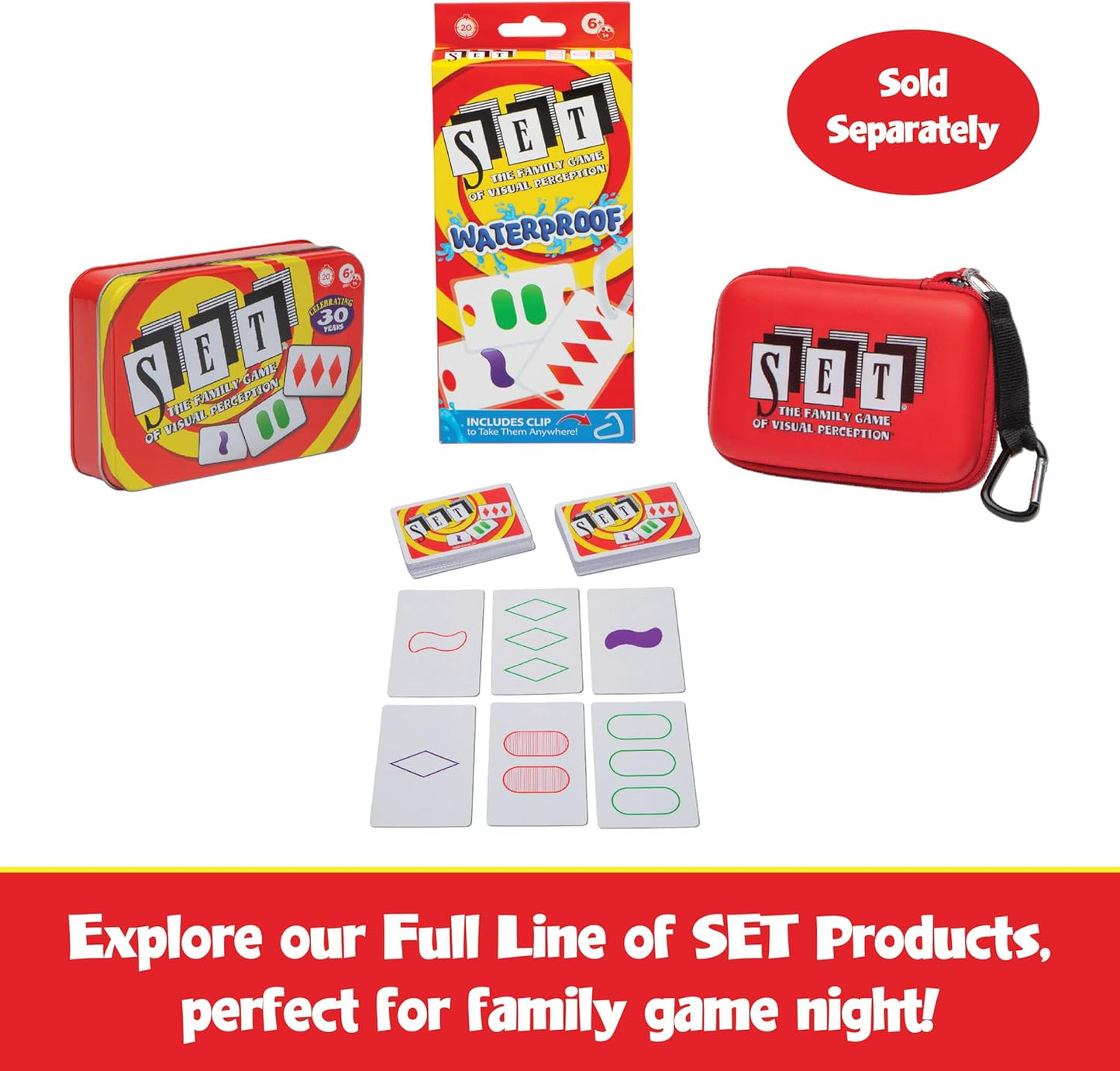 Set Giant Card Games for Kids - Jumbo Playing Cards