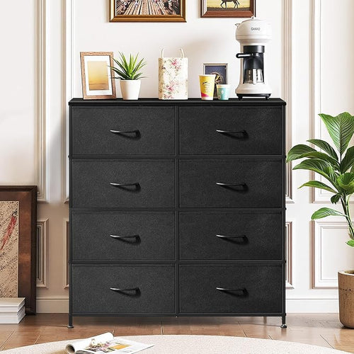 8-Drawer Dresser for Bedroom, Anti-Tip Tall Storage Organizer Chest of Drawers - Image 2