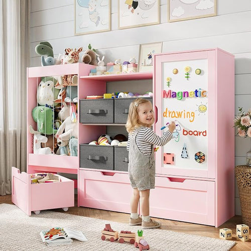 61" W Kids Toy Storage Organizer by VortinT