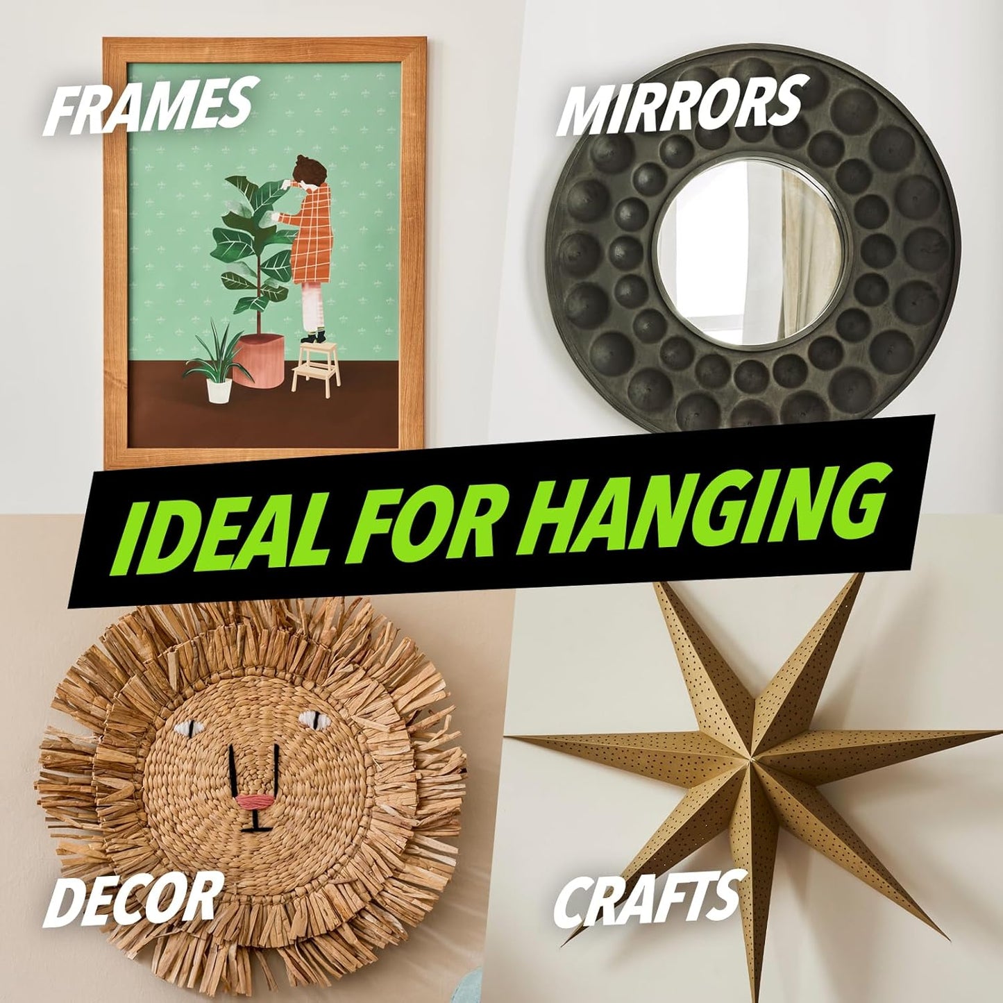 Picture Hanging Wire #5 50lbs 100-Feet, Flexible Steel Wire 16 Gauge for Hang Up Frame/Painting and Mirror